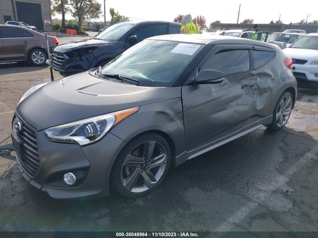 2013 HYUNDAI VELOSTER TURBO W/BLUE VIN: KMHTC6AE2DU167908