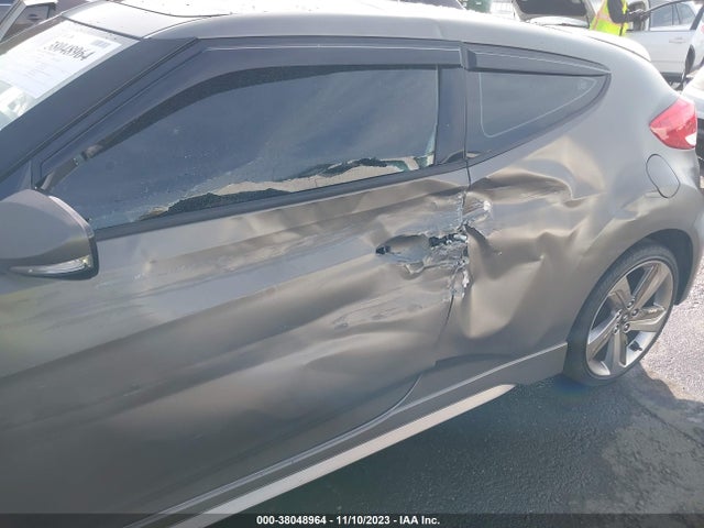 2013 HYUNDAI VELOSTER TURBO W/BLUE VIN: KMHTC6AE2DU167908