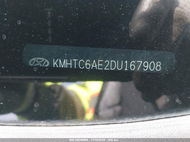 2013 HYUNDAI VELOSTER TURBO W/BLUE VIN: KMHTC6AE2DU167908