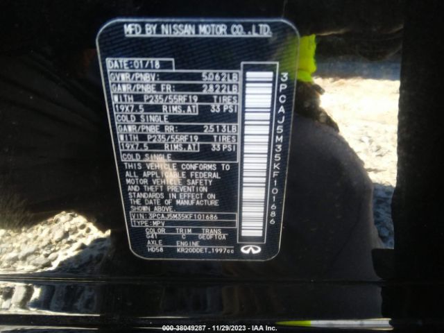 2019 INFINITI QX50 3PCAJ5M35KF101686 Photo 8