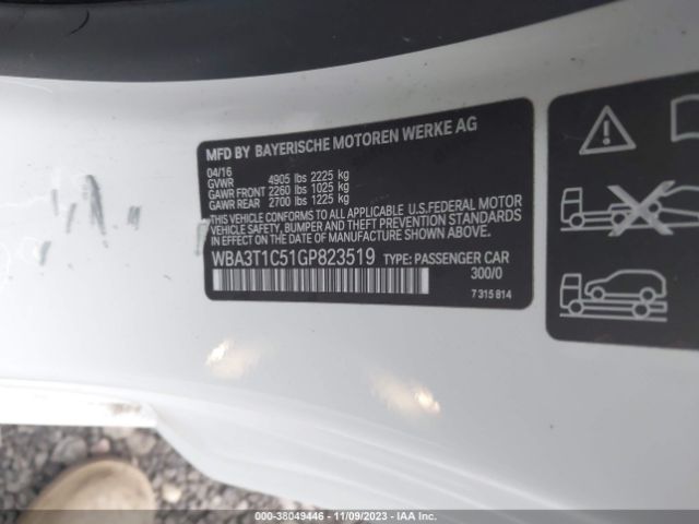 WBA3T1C51GP823519 BMW 428i Xdrive