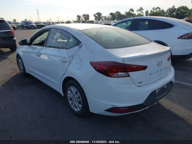 2019 HYUNDAI ELANTRA SE VIN: 5NPD74LFXKH406247