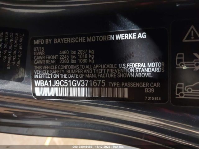 2016 BMW M235I WBA1J9C51GV371675 Photo 8