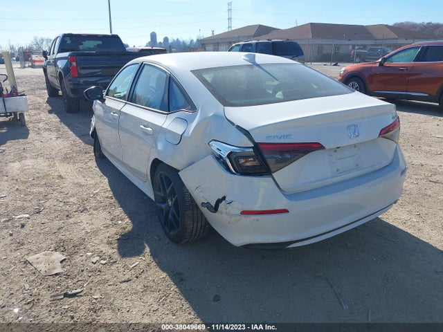2022 HONDA CIVIC SPORT VIN: 2HGFE2F52NH595089