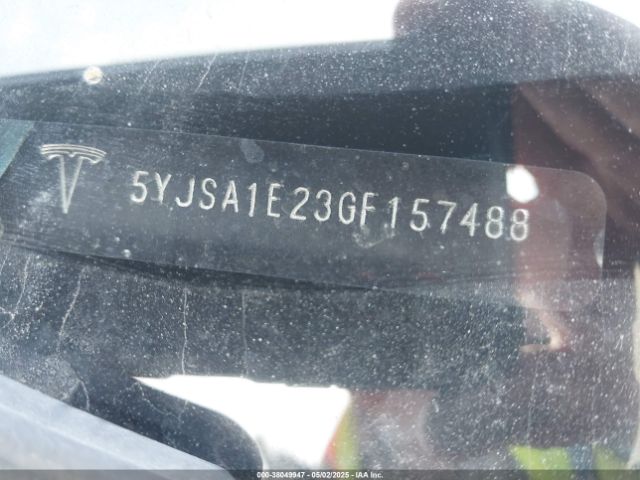 2016 TESLA MODEL S 5YJSA1E23GF157488 Photo 8