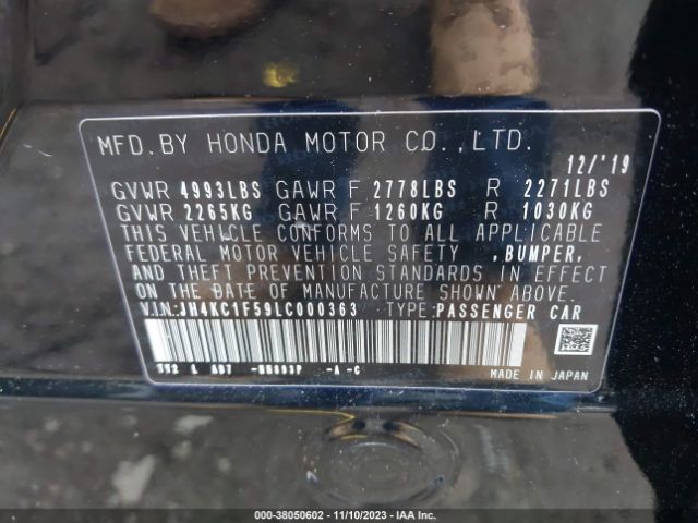2020 ACURA RLX JH4KC1F59LC000363 Photo 8