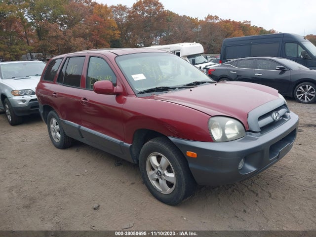 2005 HYUNDAI SANTA FE GLS VIN: KM8SC13D75U927416