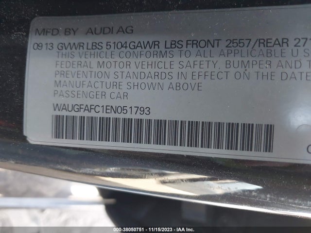 WAUGFAFC1EN051793 Audi A6 2.0t Premium