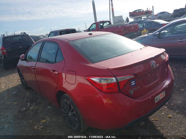 2015 TOYOTA COROLLA S PREMIUM VIN: 2T1BURHEXFC399046