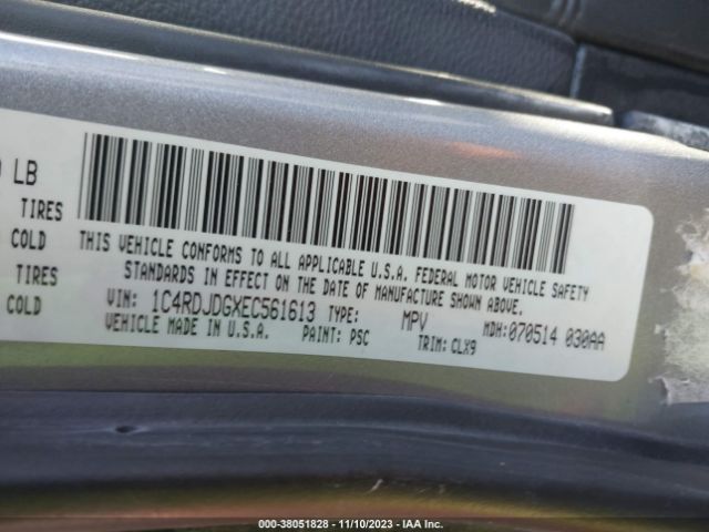 1C4RDJDGXEC561613 Dodge DURANGO LIMITED