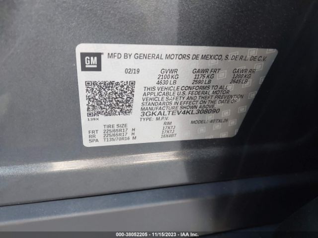 3GKALTEV4KL308090 GMC Terrain Sle