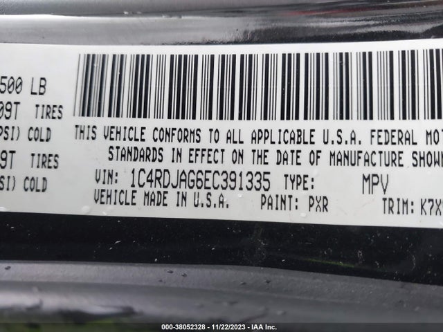Dodge Durango Sxt 2014 1C4RDJAG6EC391335 Image 9
