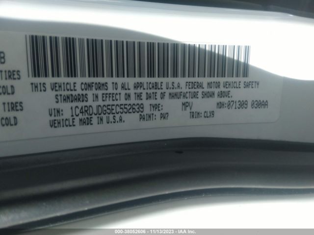 1C4RDJDG5EC552639 Dodge DURANGO LIMITED