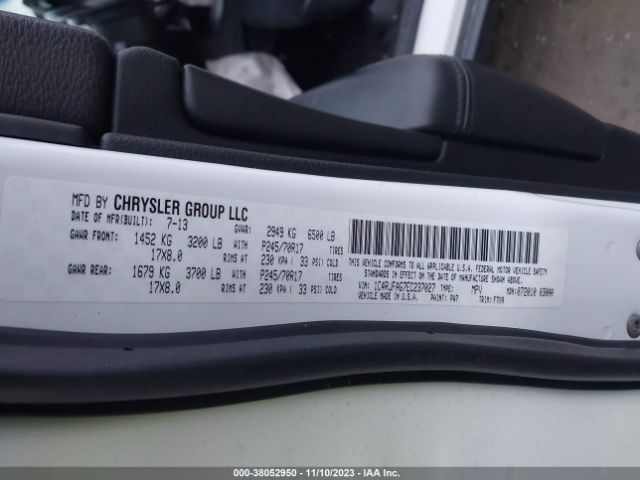 1C4RJFAG7EC237027 Jeep Grand Cherokee Laredo