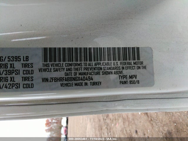 ZFBHRFAB8N6X40494 RAM Promaster City Cargo Van