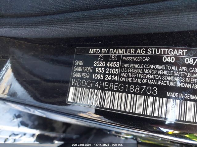 WDDGF4HB8EG188703 Mercedes-Benz C 250 Sport/luxury