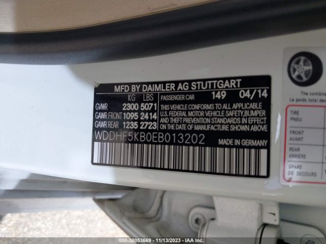 WDDHF5KB0EB013202 Mercedes-Benz E 350