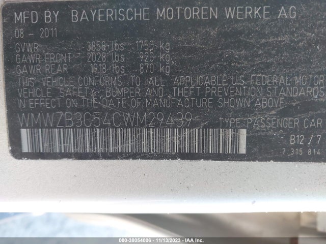 2012 MINI COOPER COUNTRYMAN WMWZB3C54CWM29439 Photo 8