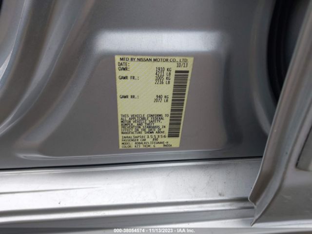 1N4AL3AP5EC155356 Nissan Altima 2.5/s/sv/sl