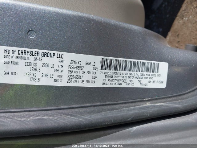 2C4RC1CG8ER164283 Chrysler Town & Country Touring-l