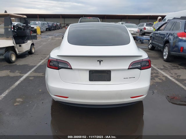 2022 TESLA MODEL 3 LONG RANGE DUAL MOTOR ALL-WHEEL DRIVE VIN: 5YJ3E1EB7NF182075
