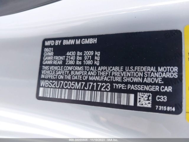 WBS2U7C05M7J71723 BMW M2 Competition
