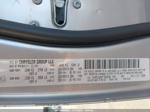Dodge Journey Crossroad 2015 3C4PDCGB0FT587503 Image 9