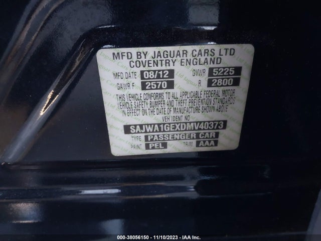 2013 JAGUAR XJ SAJWA1GEXDMV40373 Photo 8