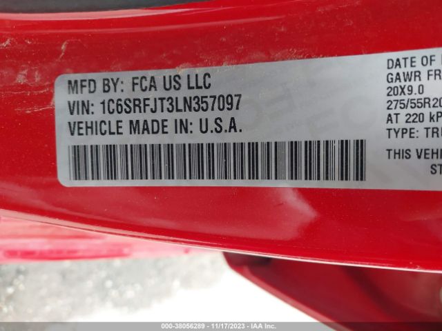 2020 RAM 1500 1C6SRFJT3LN357097 Photo 8