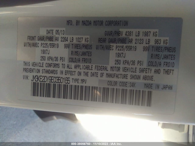 Mazda CX-5 2014 JM3KE2DY9E0350165 Image 9