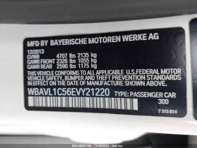WBAVL1C56EVY21220 BMW X1 Xdrive28i