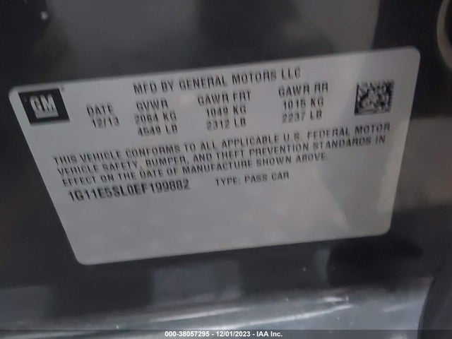 Chevrolet MALIBU 2LT 2014 1G11E5SL0EF199882 Image 9