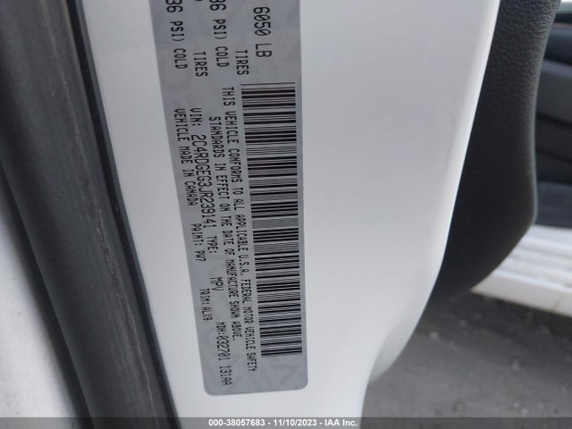 Dodge Grand Caravan Gt 2018 2C4RDGEG3JR239141 Image 9