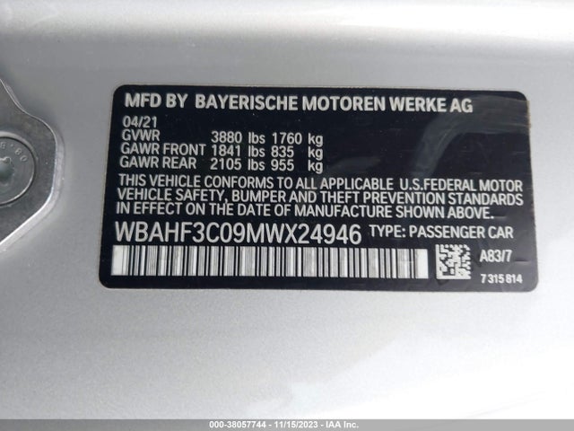 WBAHF3C09MWX24946 BMW Z4 Sdrive30i