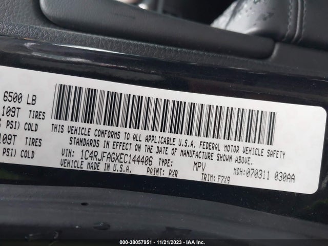 Jeep Grand Cherokee Laredo 2014 1C4RJFAGXEC144406 Image 9