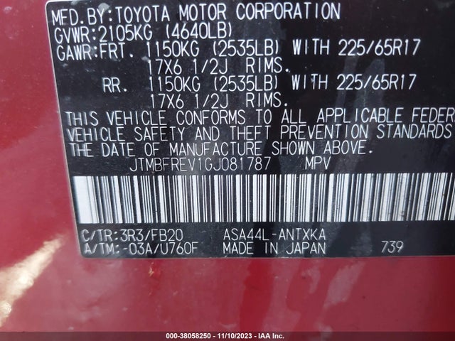 Toyota RAV4 LE 2016 JTMBFREV1GJ081787 Image 9