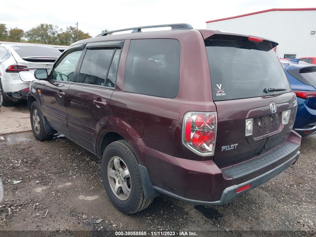 2007 HONDA PILOT EX VIN: 2HKYF18457H538320