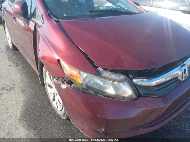 2012 HONDA CIVIC LX VIN: 19XFB2F56CE098112