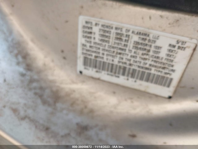 2007 HONDA ODYSSEY EX-L VIN: 5FNRL38717B083869