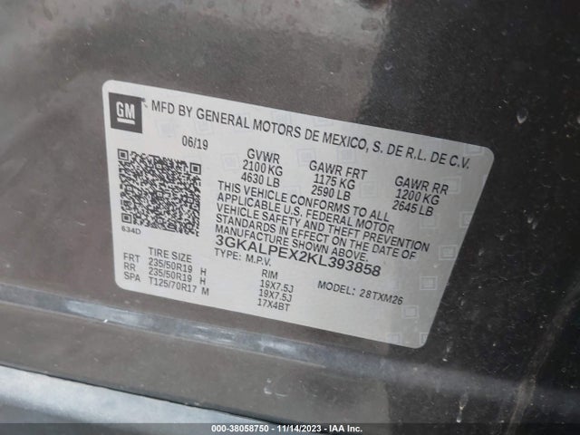 GMC Terrain Slt 2019 3GKALPEX2KL393858 Image 9