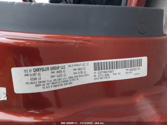 2013 FIAT 500 3C3CFFAR8DT548577 Photo 8