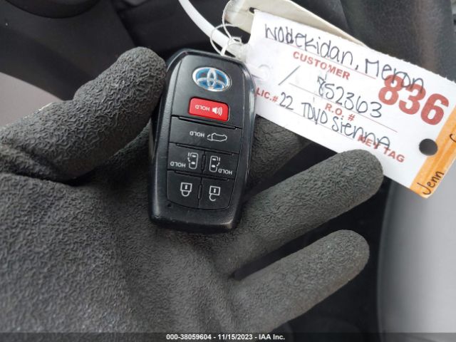 2022 TOYOTA SIENNA 5TDYRKEC3NS098985 Photo 10