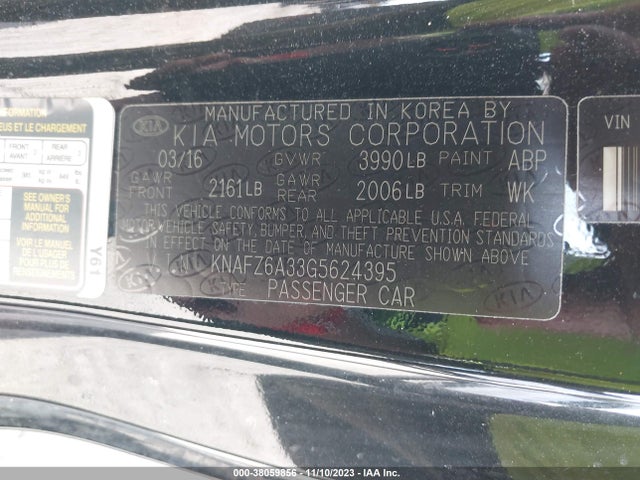 KIA Forte Koup Sx 2016 KNAFZ6A33G5624395 Image 9