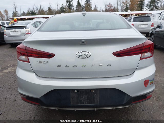 2019 HYUNDAI ELANTRA SEL VIN: KMHD84LF5KU738059