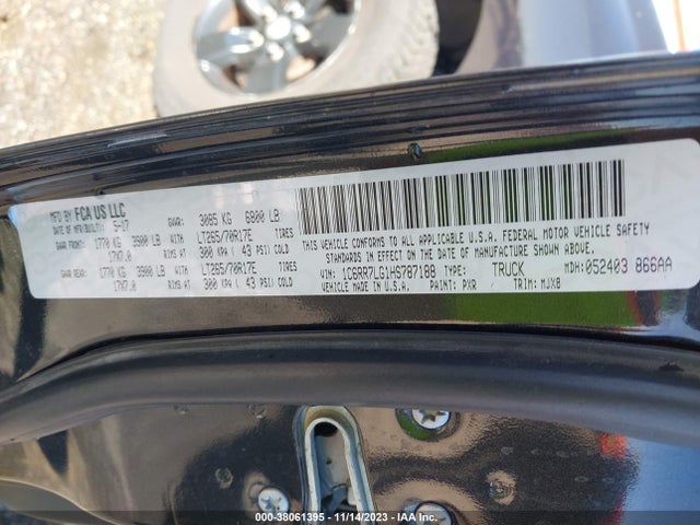 1C6RR7LG1HS787188 RAM 1500