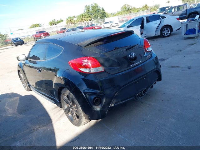 2014 HYUNDAI VELOSTER TURBO W/BLACK VIN: KMHTC6AE6EU208333