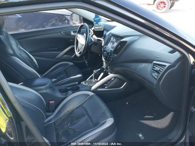 2014 HYUNDAI VELOSTER TURBO W/BLACK VIN: KMHTC6AE6EU208333