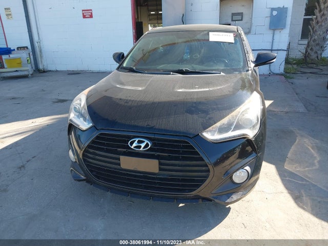 2014 HYUNDAI VELOSTER TURBO W/BLACK VIN: KMHTC6AE6EU208333