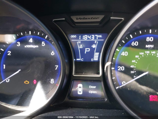 2014 HYUNDAI VELOSTER TURBO W/BLACK VIN: KMHTC6AE6EU208333