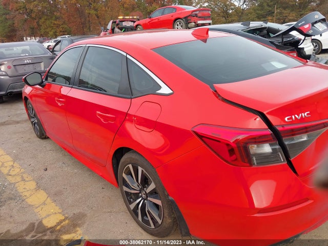 2022 HONDA CIVIC EX VIN: 2HGFE1F7XNH321389